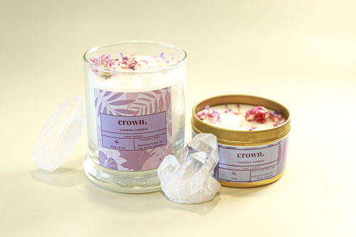 Crown Chakra Luxe Natural Coconut Wax Scented Candle